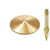 真鍮製水準点鋲 径75mm ×10セット：【測量機器】：255-0148