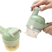 Amazon | 多機能 野菜スライサー 電動 ネギカッター ニンニク 肉