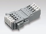エスコ スクリューレス端子台 4極 DC300V 5A EA940DM-74A