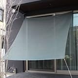 イチオリシェード　遮光タイプ　mボーダー　【屋外用日よけ　透過性と通気性へのこだわり　日本製　シェー グリーン