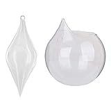 F Fityle 2個　透明　ガラス　植物　花　テラリウム　装飾　花瓶　素晴らしい　贈り物　　