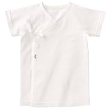 ミキハウス（ベビー）(mikihouse) ピュアベール 天使のはぐ 天竺短肌着（40-2154-954） 60cm 白（01）