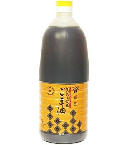ごま油 かどや 銀印 かどや] 銀印 純正ごま油 濃口 / BOX(1650g×6本) 業務用ごま油 カドヤ