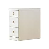 アルファタカバ 押し入れ用すき間収納(奥行55cm) 2.5cm刻み選べる押入れ収納 すきま収納 幅27.5cm3段(高さ55cm)ホワイト