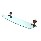 Allied Brass 433/24-ABZ 24' x 5' Beveled Glass Shelf Antique Bronze [並行輸入品]