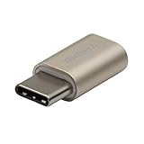 オウルテック USB Type-C USB-C 変換アダプタ メタリックカラー仕様 microUSB (メス) - Type-C (オス) USB2.0 シャンパンゴールド OWL-ADCMFM-CG