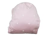 綿おむつカバー 星柄 ピンク 70cm