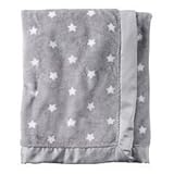 Carter's Grey White Star Plush baby blanket [並行輸入品]