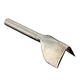 Fenteer レザークラフト　V型　レザーパンチ　ベルト　ウォレット　エンドカッター　ポンチツール　全8サイズ　DIY工具　長持ち - 30mm