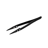 エッサンテ（essante）精密ピンセット　セラミックピンセット　ceramic tweezer ツイザー ツイーザー (ブラック)