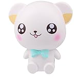 inkach Cute Big Eye Bear Slow Rising Squishies Squeeze Toys for Kids Stress Relief香りつきおもちゃ S: 4cm ホワ