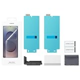 Samsung 純正品 Galaxy S25 Ultra 5G用 純正 保護フィルム ２枚入 超薄型 簡単貼付 反射防止 フロント画面用 Anti-Reflecting Screen Protector EF-US938 海外純正品 Melon Family スマホクリーナー セット