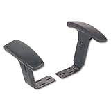 Height Adjustable T-Arms for Interval & Essentia Series Chairs and Stools, Black