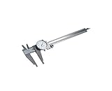 HHIP 4100 – 2408 heavy-dutyダイヤルキャリパーwith cross-jaws、0.8 "範囲、0.001「精度0.001、「卒業式