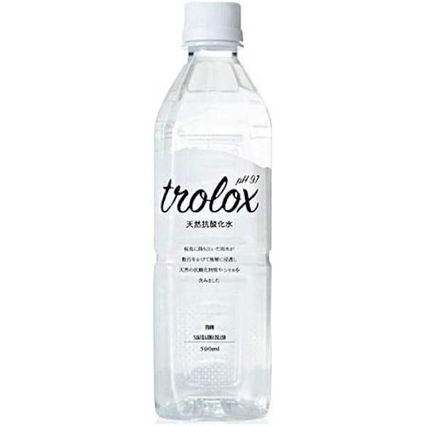 Amazon.co.jp: 天然抗酸化水 trolox(トロロックス) 2L×6本