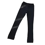 [SM SunniMix] アイスフィギュア スケート 練習ロングパンツ 女性 女の子 ウォームタイツ ズボン 快適 全22選択し - スター140