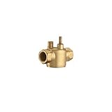 Caleffi z207433 1 / 2インチz-one 2ウェイストレート汗low-lead真鍮バルブボディ