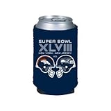 2014 Super Bowl XLVIII 48新しいYork New Jersey NFL Seahawks VsブロンコスヘルメットMatch Up Football Can Kaddyホルダー