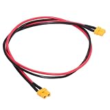 Cablecc 18AWG XT30 メス-メス延長ケーブルコネクタ RCバッテリー ポータブル電源ステーション ソーラーパネル用 50cm