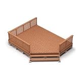 設置工事込み価格！ウッドデッキ／ウエスタンレッドシダー／5坪タイプ