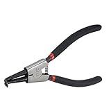 uxcell サークルクリッププラヤー　ベント　プラスチック製　ブラック　レッド　ハンドツール