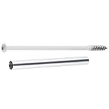 FastenMaster FMGUT007-10W 7 Inch Gutter Screws, White, 10-Pack [並行輸入品]