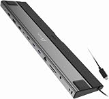 j5 create USB4 Thunderbolt 3/4対応 Dual 4K Multi-Port Docking Station 14in1 PD対応 ドッキングステーション スペースグレイ JCD554