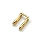 帯留め金具 １ヶ入【オビドメ金具 S小 14mm×10mm G/ゴールド】