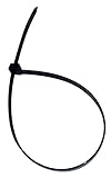 Cambridge 100 pcs- 17" 175 Lbs Tensile Strength, Heavy Duty Nylon Cable Ties, UV Black CONTRACTOR PA