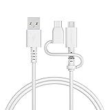 オウルテック 超タフシリーズ microUSBケーブル Type-Cアダプター付き 2in1ケーブル 2.0m ホワイト OWL-CBKMC20-WH