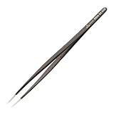 Wiha 44526 Tweezers, ESD Safe, Angled Extra Fine Points Bent 30 Degrees, 3mm Long Tips by Wiha