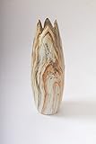 Benzara 59764 Excellent Ceramic Marble Vase, 7' W x 21' H [並行輸入品]