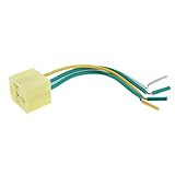 D DOLITY 12V 40 アンペア　リレー　ソケット　ホルダー　ベース　ワイヤー　ハーネス　4ピン　ワイヤー　通常閉　高出力負荷容量