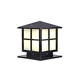 Popular Europe Square Pillar Lamp Outdoor Retro Waterproof Column Light Garden Balcony Villa Community Corridor Lamps