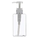 ベストコ(Bestco) シャンプー用ディスペンサー クリア 450ml ネトヨン・レ スクエア ボトル ND-4335
