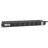 Tripp Lite Rackmount Network-Grade PDU Power Strip, 12 Right Angle Outlets Wide-Spaced, 15A, 15ft Co