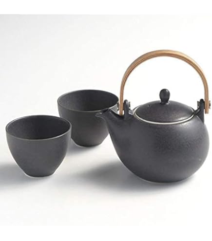 常滑焼　新品　大理石急須　香臣窯　陶器製急須とカップセット 常滑焼 新品 大理石急須 香臣窯 陶器製急須とカップセット