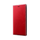 ルプラス iPhone 11 Pro Max 薄型PUレザーフラップケース「PRIME」 レッド LP-MIL19PRIRD