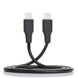 Xiwai ブラック Type-C USB-C オス - オス USB 2.0 バージョン データケーブル 2m PD 65W ノートパソコンと電話用