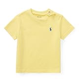 ポロ ラルフローレン コットン・クルーネック・半袖Tシャツ[イエロー](男の子12～24か月用)[並行輸入品]24Mサイズ