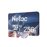 Netac microSD 256GB 最大100MB s microSDXC UHS-I U3 A1 V30 C10 Full HD