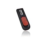 エイデータ(Adata) ADATA USBメモリ 64GB USB2.0 スライド式 ブラック AC008-64G-RKD