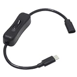 KAUMO USBスイッチ Type-C USB-C (iPhone充電対応/USB-PD100W対応/USB2.0データ通信対応) 28cm