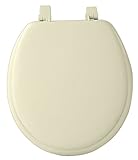Achim Home Furnishings TOVYSTBN04 17-Inch Fantasia Standard Toilet Seat, Soft Bone [並行輸入品]