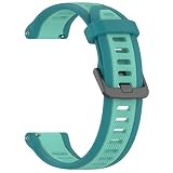 【Faygtni】GARMIN対応 Forerunner 165 / Forerunner 165 Music/Vivoactive 5対応 交換バンド 替えベルト シリコン製 柔らかい 軽量 通気性 10色オプション グリーン&レイクブルー