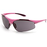 ERB Safety 18619 Ella Smoke Lens, One Size, Pink Frame by ERB