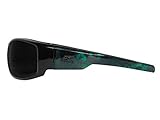 Edge Eyewear HZ116-A1 Caraz Apocalypse 1 Smoke Lens, Black & Green [並行輸入品]