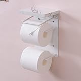 三栄コーポレーション トイレットペーパーホルダー 大理石調ホワイト 幅16 トイレカバー カバー おしゃれ 2連 ツイン アンティーク調 トイレ 大理石柄 お手洗い 棚 トイレットペーパー 縦型