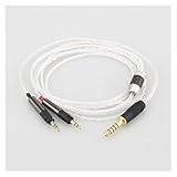 JINZHIYANG 4.4mm TRRSバランス8コアシルバーメッキヘッドホンケーブルフィット ATH-R70X (Length : 3m)