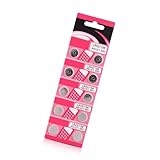 Ladaidra AG12 LR43 ボタン電池 AG12 LR43 アルカリコイン電池 時計用 小型電子機器用 長寿命 10/20個パック